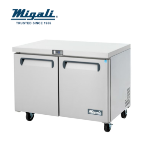 MESA DE TRABAJO REFRIGERADA BAJO MOSTRADOR 2 PUERTAS