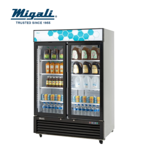 REFRIGERADOR 2 PUERTAS DE VIDRIO C-49-RM-HC